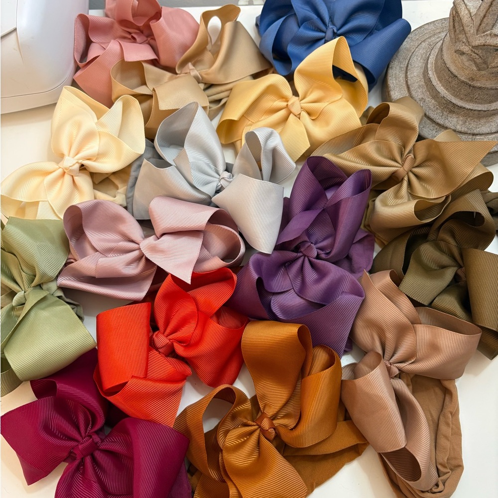 Baby bow headband lot- 15 pieces